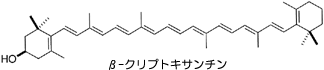 化学式:β-クリプトキサンチン
